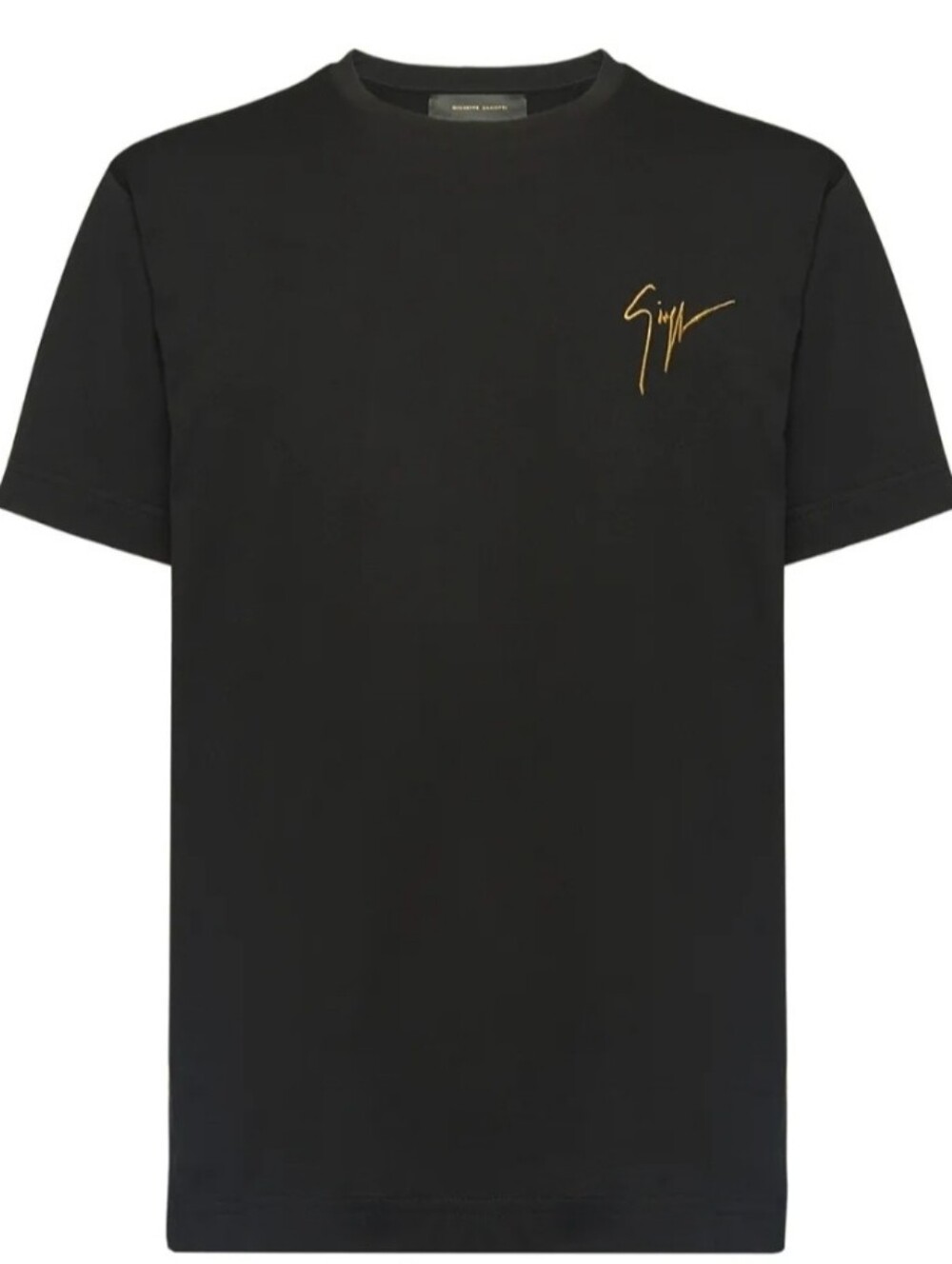 Giuseppe Zanotti T-Shirt with Gold Accent: Size Large